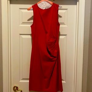 Red Kenneth Cole sleeveless dress